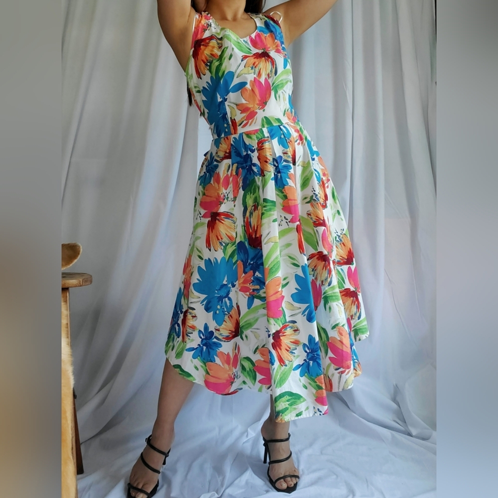 Floral Midi Dress